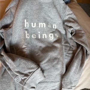Gray Human Beings Sweatshirt